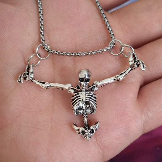 Halloween Skull Necklace Fashion Retro Punk Style Pendant Jewelry - Bests Sale