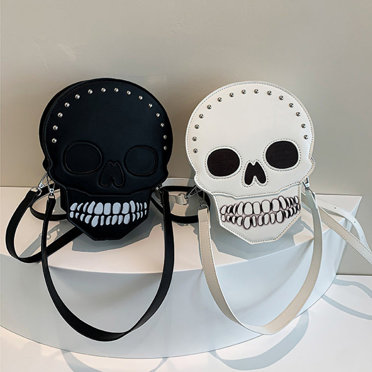 Halloween Skull Shoulder Bag Girls Funny Cute Messenger Bag Personality Creative Crossbody Bags For Women Bests Sale