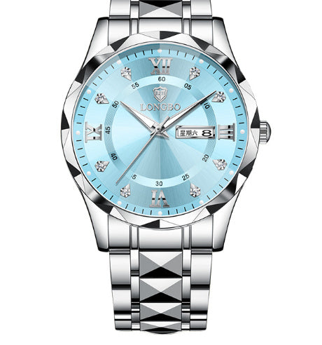 Waterproof Luminous Dual Calendar Watch Bests Sale