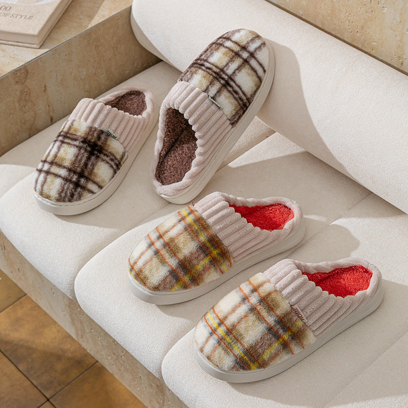 Leisure Home Comfortable Soft Cotton Slippers - Bests Sale