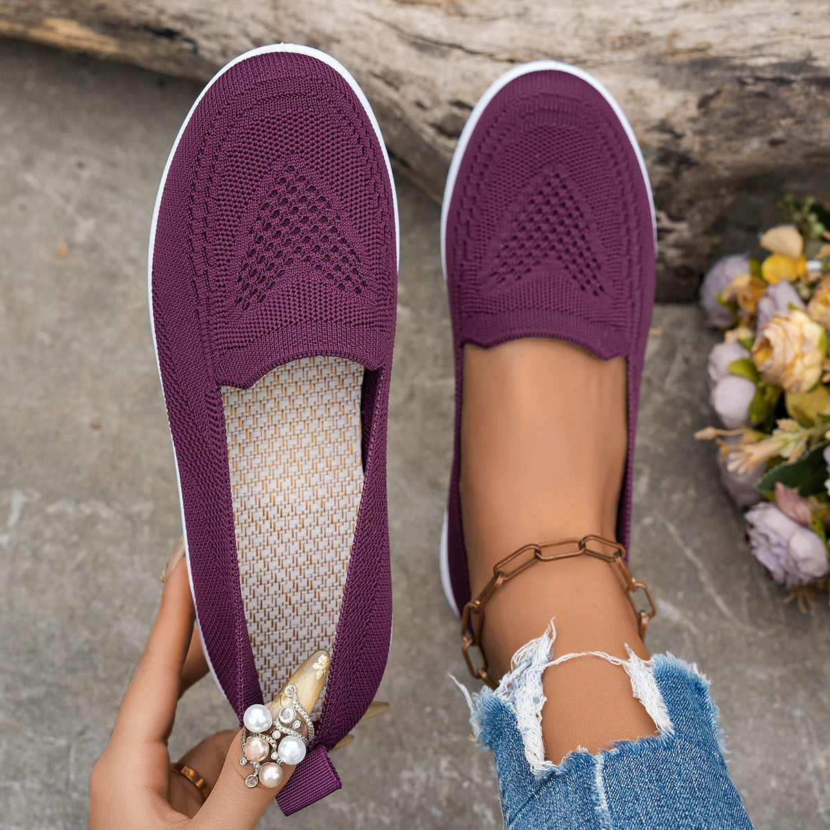 Women's Shoes Summer New Women's Mesh Surface Shoes Casual Fashion - Bests Sale