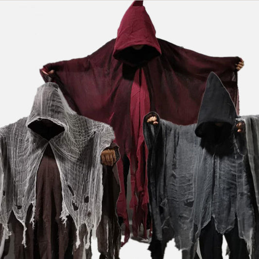 Halloween Cloak Cos Zombie Clothing Skull Cloak Props - Bests Sale