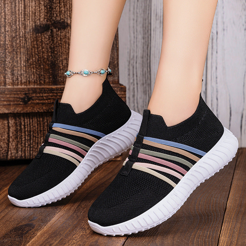 Women's Casual Shoes Breathable Mesh Surface Plus Size Soft Bottom Pumps - Bests Sale