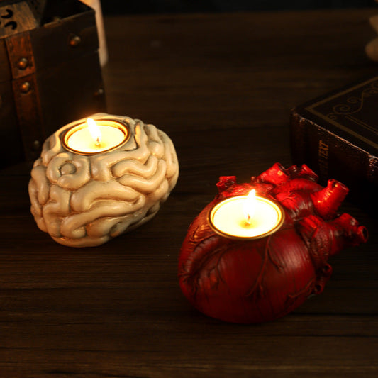 Halloween Heart Candlestick Decoration Horror Decoration Props Bests Sale