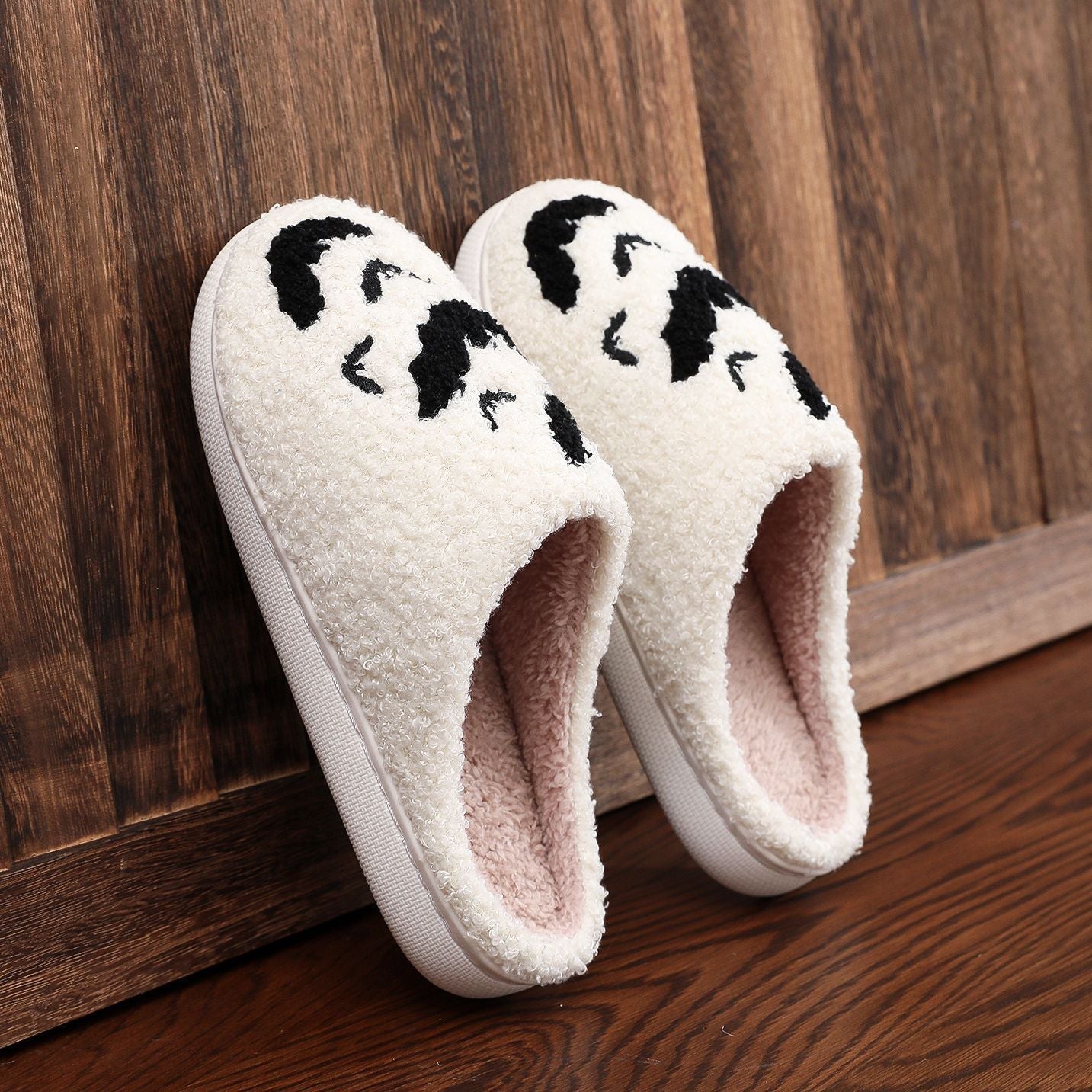 Funny Bat Slipper Halloween Pumpkin Flat Indoor House Shoes For Women Men Soft Plush Cozy Horror Fashion Halloween Gifts Bests Sale