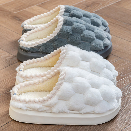Women's Indoor Non-slip Thick Bottom And Warm Keeping Cotton Slippers - Bests Sale