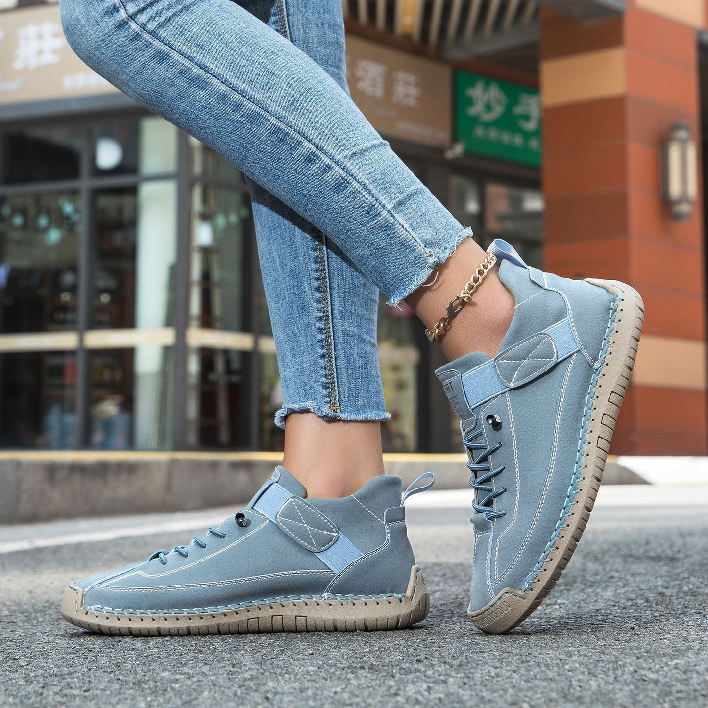 Leather Boots Casual Shoes Plus Size Spring And Summer - Bests Sale