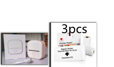 Portable Mini Thermal Label Printer Home Photo Printer Student Wrong Question Printer Bluetooth-compatible Mini Label Printer Price Tag Coffee Jasper