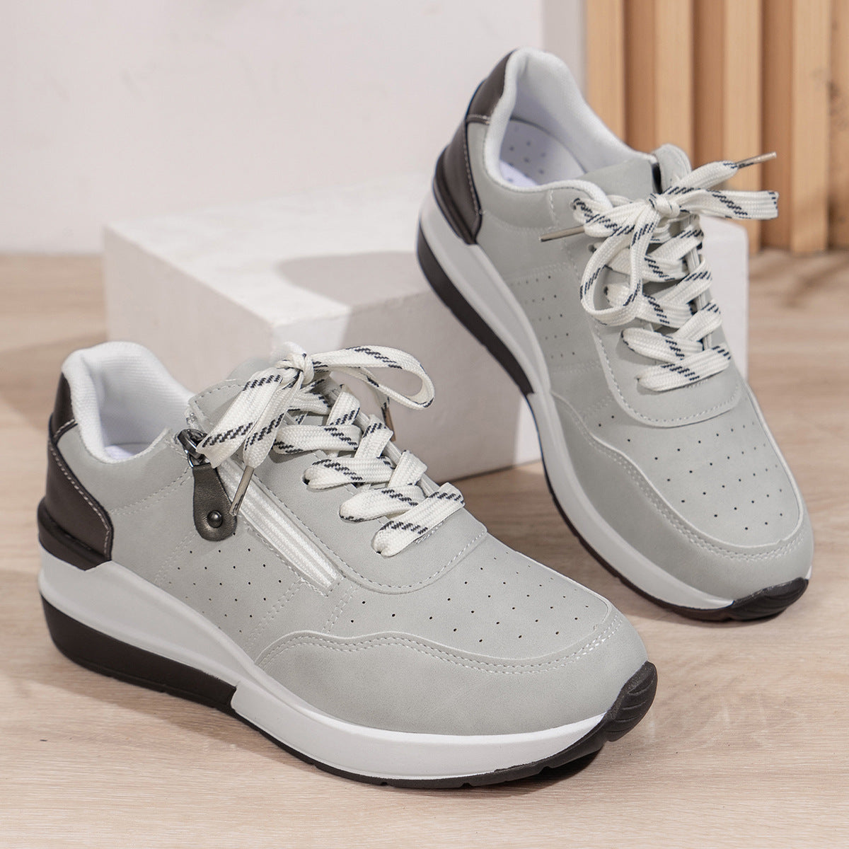 Casual Fashion All-matching Plus Size Sneakers - Bests Sale