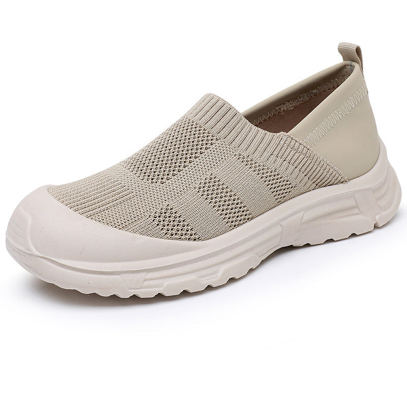 Women's One Pedal Shoes Lazy Soft Bottom Not Tired Feet Breathable Shoes - Bests Sale