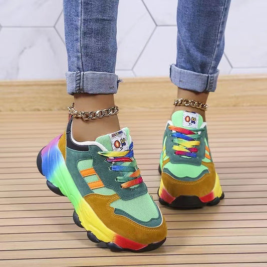 Spring And Autumn Color Dad Shoes - Bests Sale