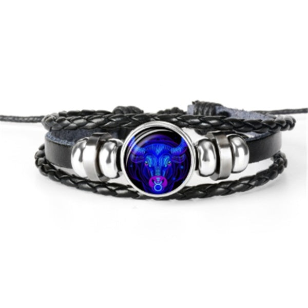 Zodiac Constellation Bracelet Braided Design Bracelet For Men Women Kids - Bests Sale