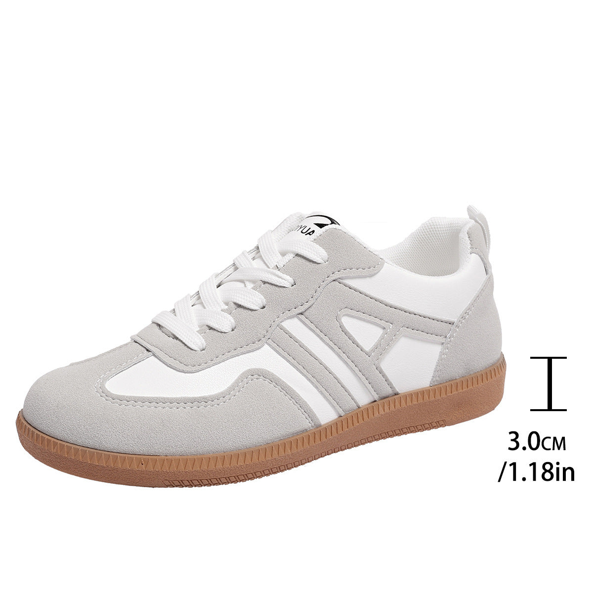 Retro Color Matching Lace-up Lightweight Jogging Women's Shoes - Bests Sale