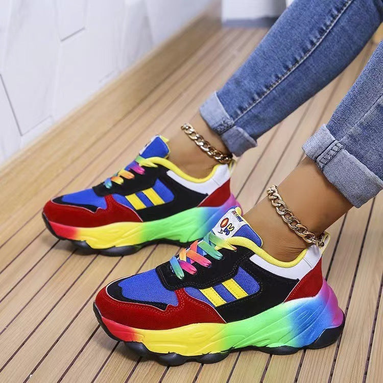 Spring And Autumn Color Dad Shoes - Bests Sale