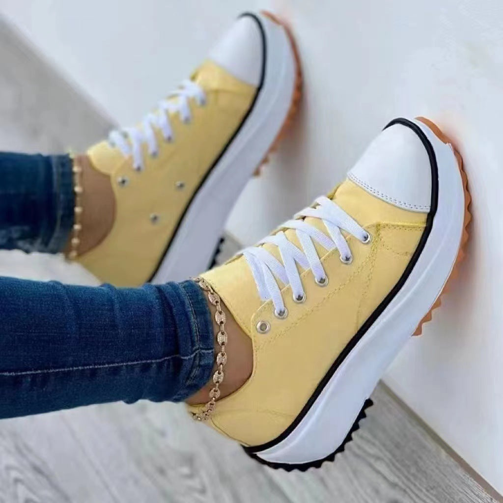 Women's Canvas High Top Casual Shoes - Bests Sale