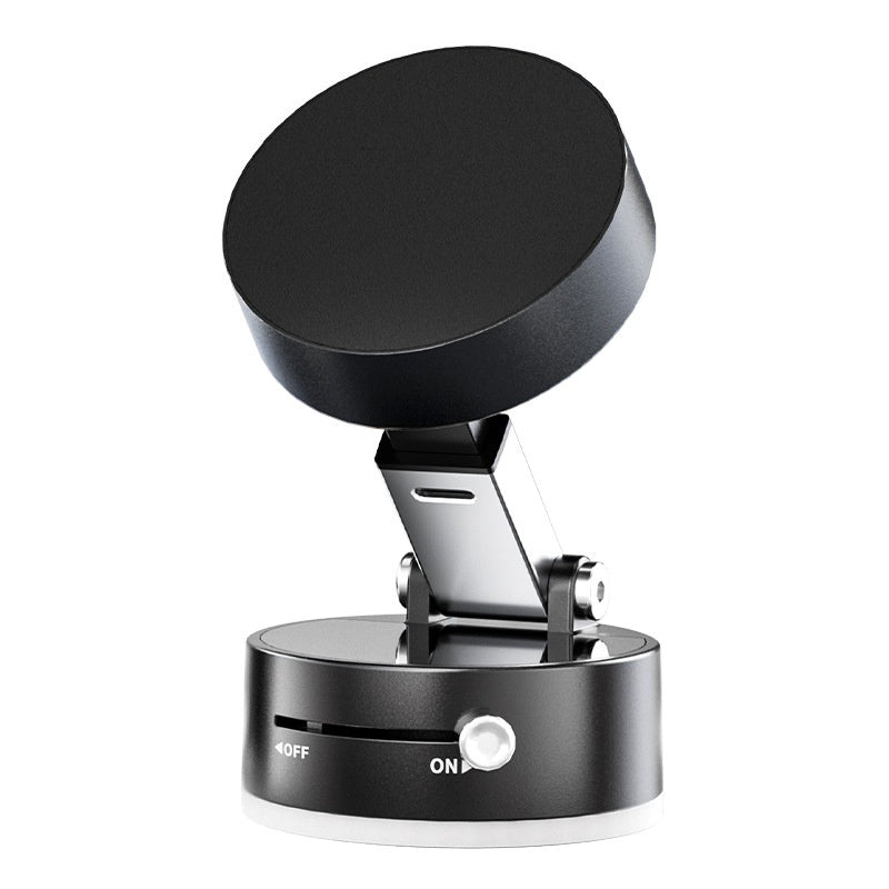 Foldable Magnetic Vacuum Car Phone Holder Foldable Suction Cup With Suction Cup Hands-Free Navigation For Smart Phone Coffee Jasper