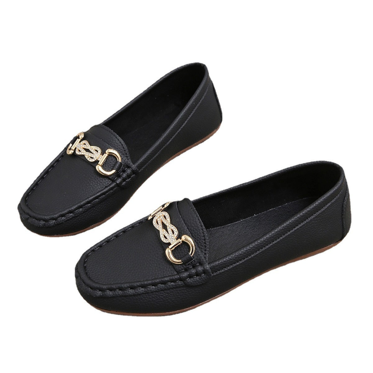 Women's Chain Slip-on Lofter Casual Outdoor Flat Shoes - Bests Sale