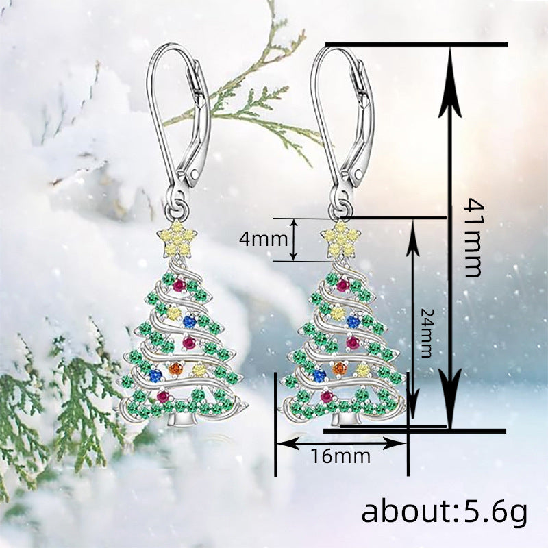 Christmas Tree Earring Pendant For Ladies - Bests Sale
