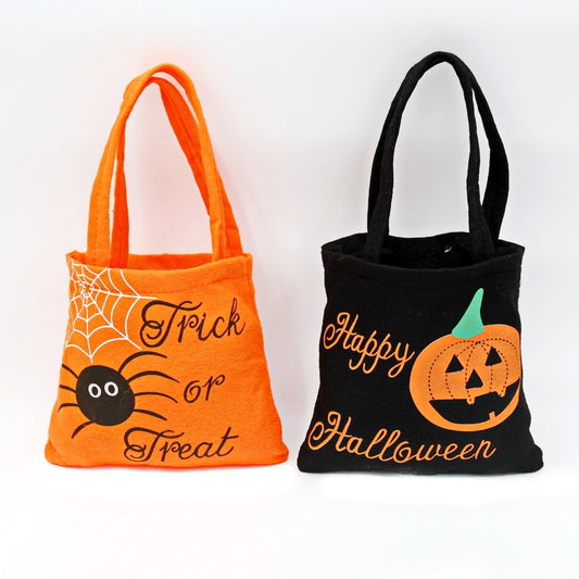 Halloween Spider Pumpkin Print Shoulder Bag Children's Candy Gift Bags Small Handbags Women - Bests Sale
