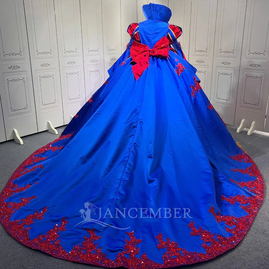 Crystal Princess Dress with Shawl