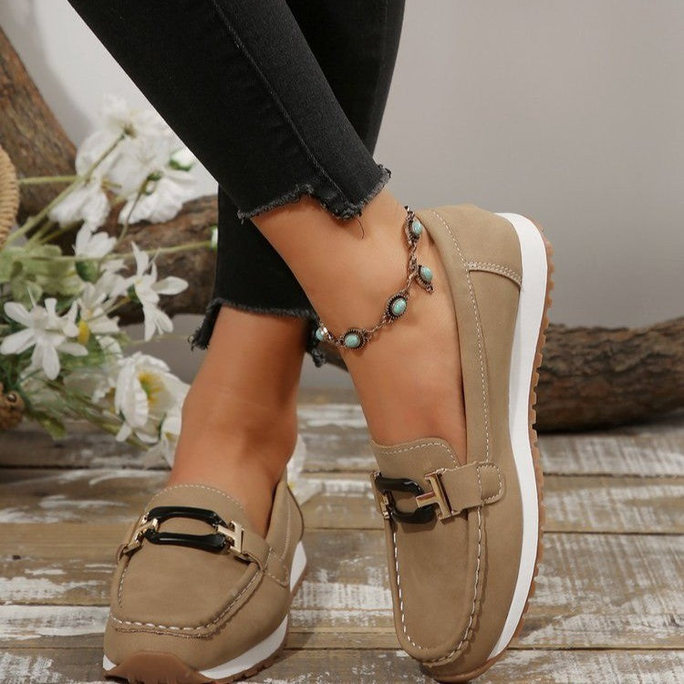 Women's Platform Metal Chain Casual Sneaker - Bests Sale
