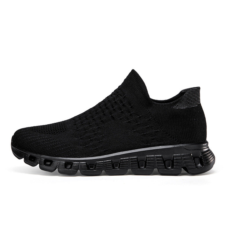Slip-on Plus Size Flying Woven Women's Shoes - Bests Sale