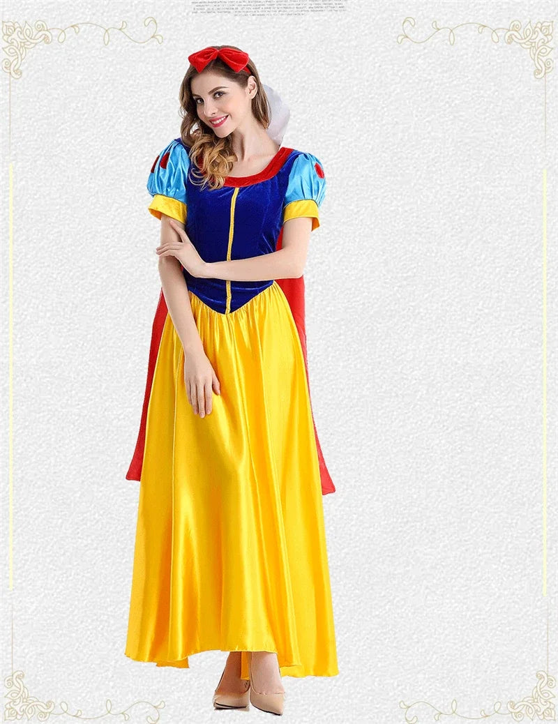 Princess Snow White Halloween Party Costume Adult