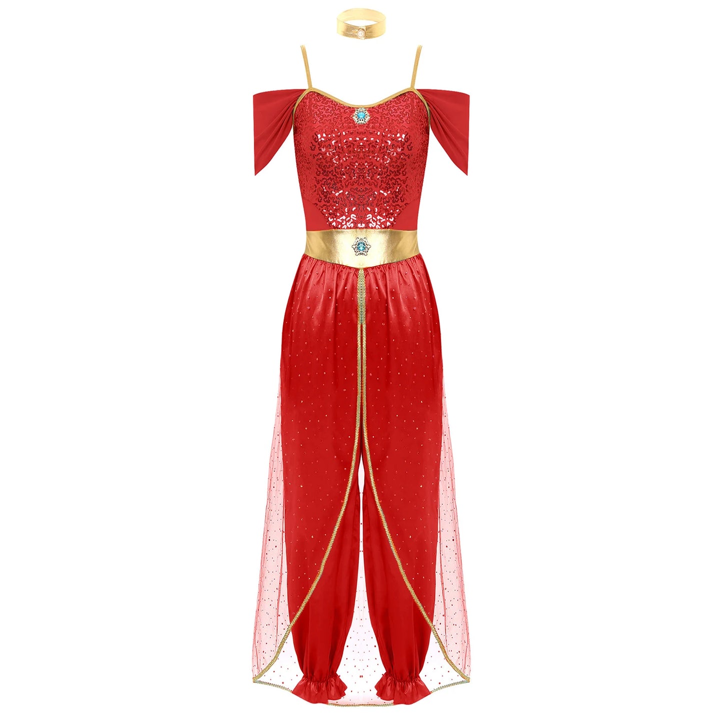 Princess Jasmine Halloween Costumes Indian Dance