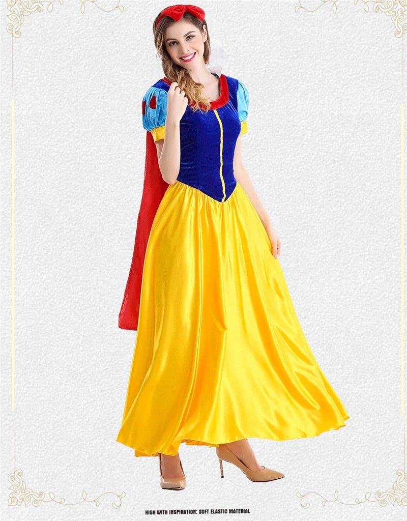 Princess Snow White Halloween Party Costume Adult
