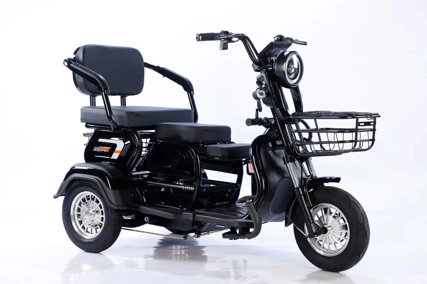 Electric Tricycle 600W 48V - 3 Wheel Adult Bike for Agriculture & Daily Transport