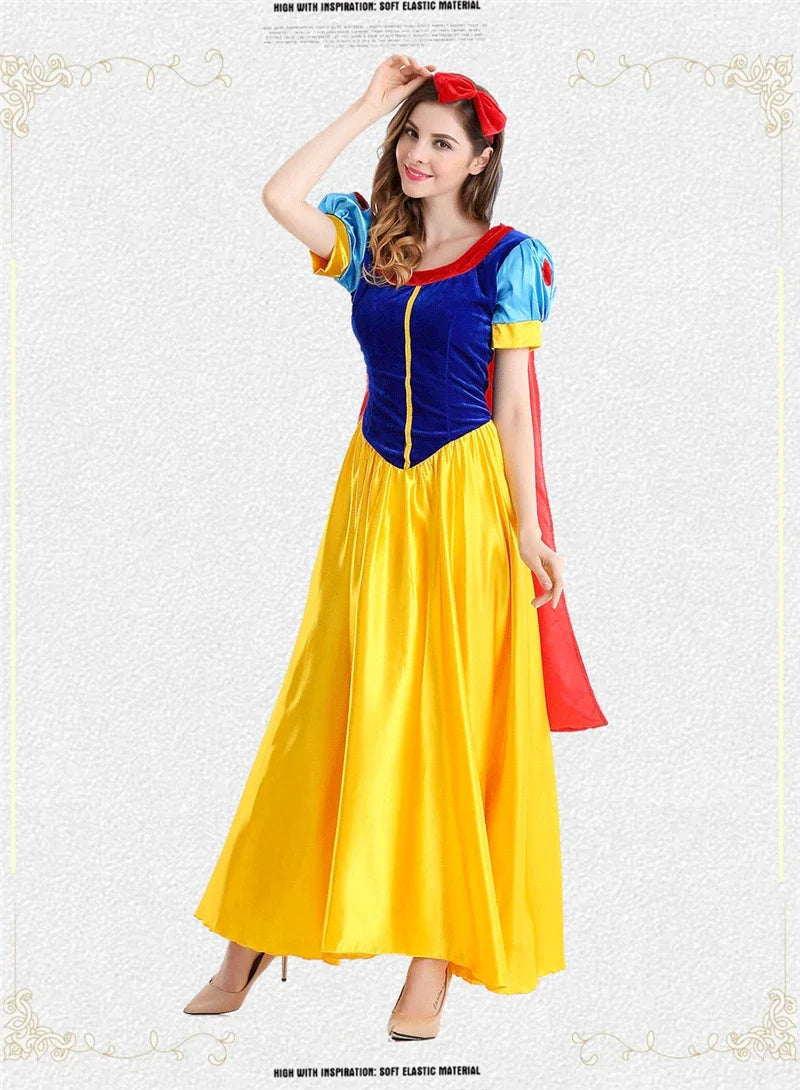 Princess Snow White Halloween Party Costume Adult