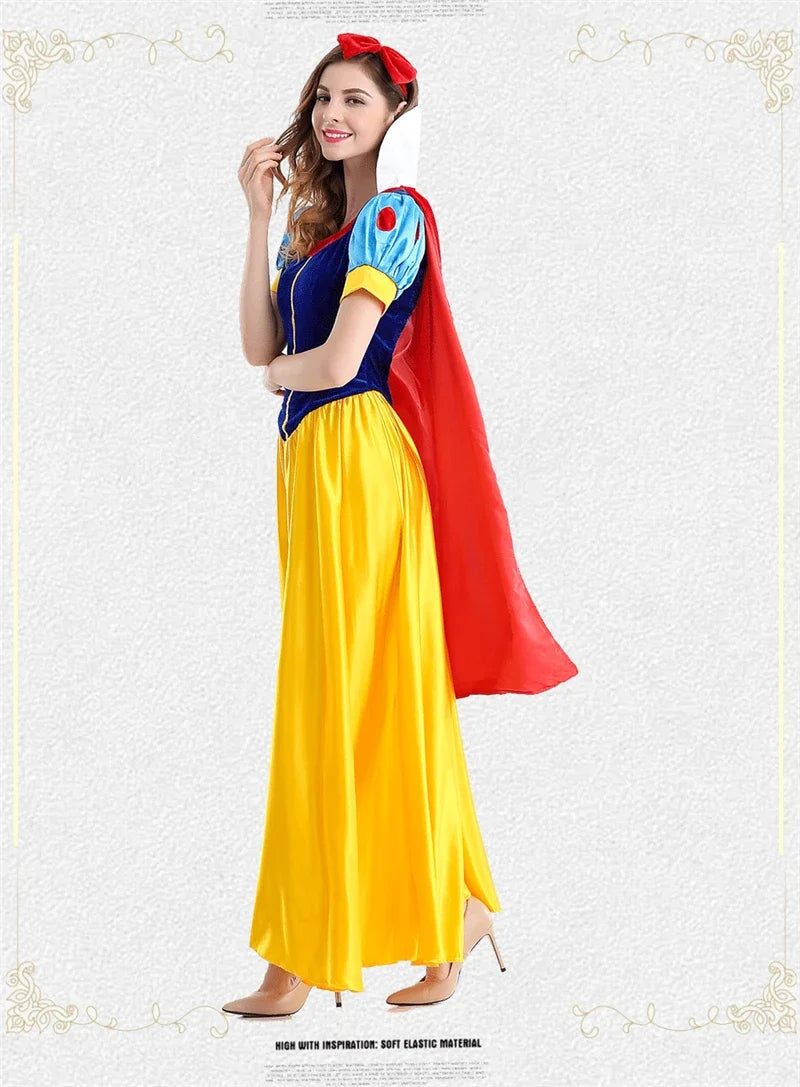 Princess Snow White Halloween Party Costume Adult