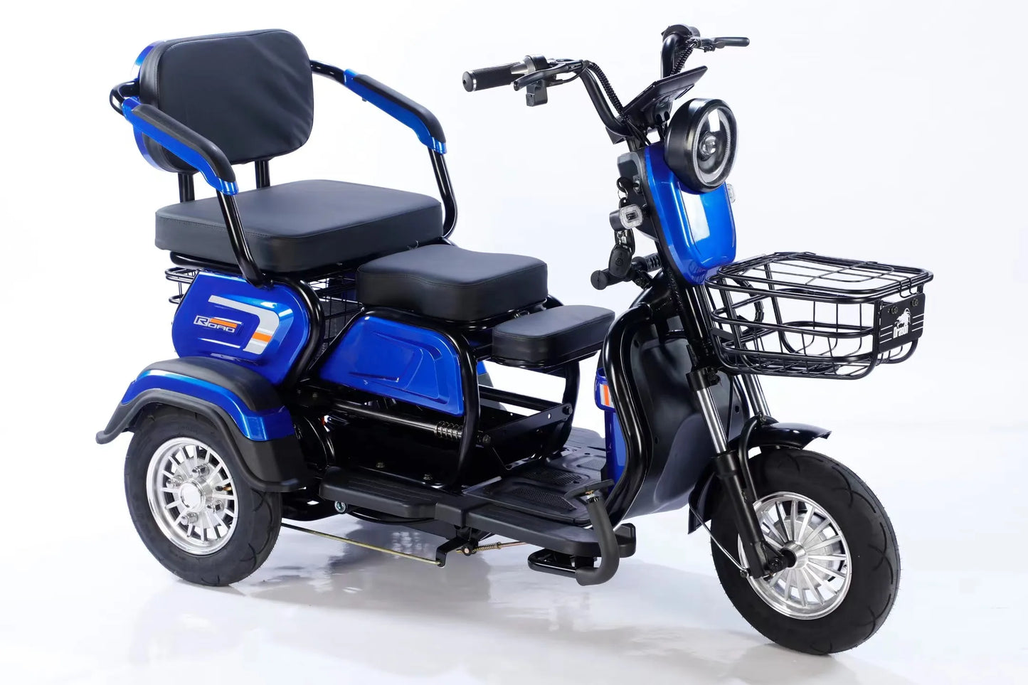 Electric Tricycle 600W 48V - 3 Wheel Adult Bike for Agriculture & Daily Transport