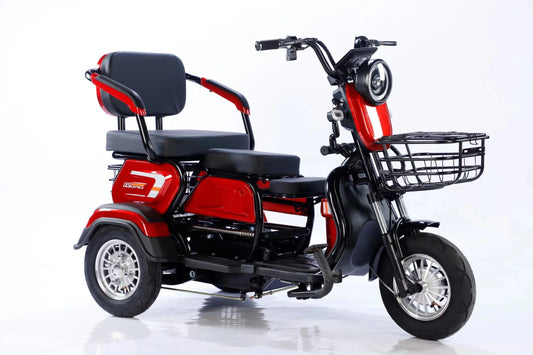 Electric Tricycle 600W 48V - 3 Wheel Adult Bike for Agriculture & Daily Transport