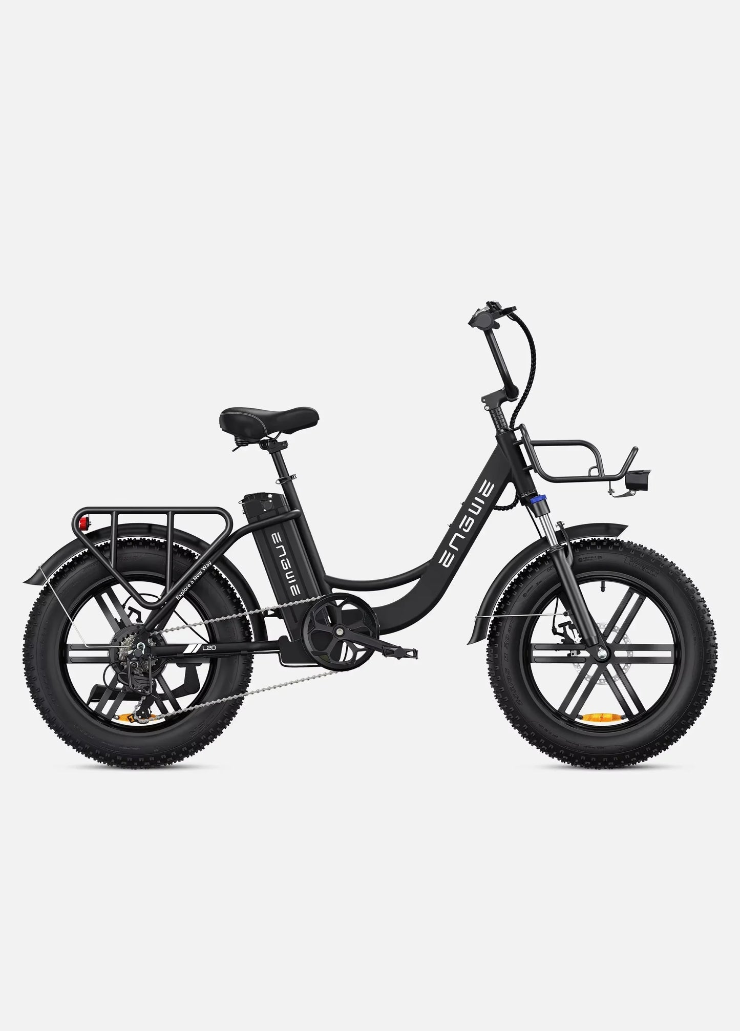 Electric Bicycle ENGWE L20 250W 48V 13AH - Fat Tire Ebike 140km Range