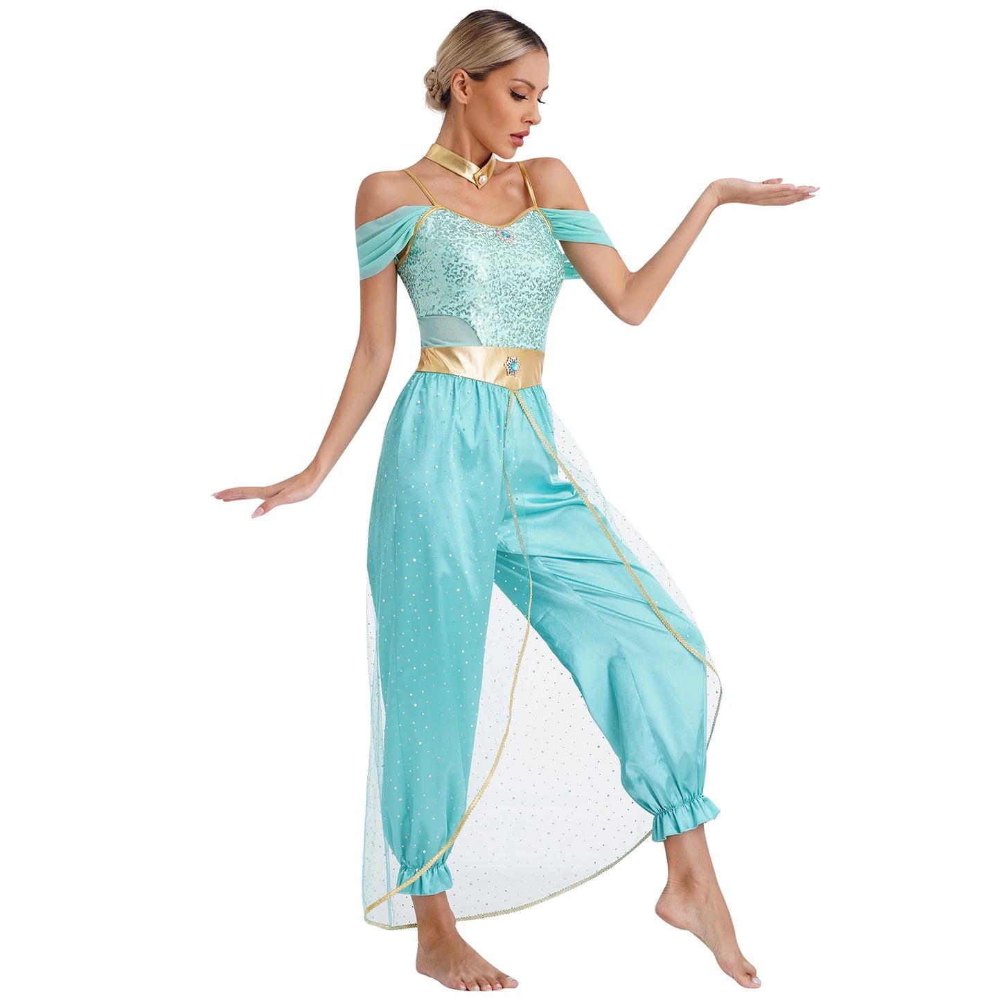 Princess Jasmine Halloween Costumes Indian Dance
