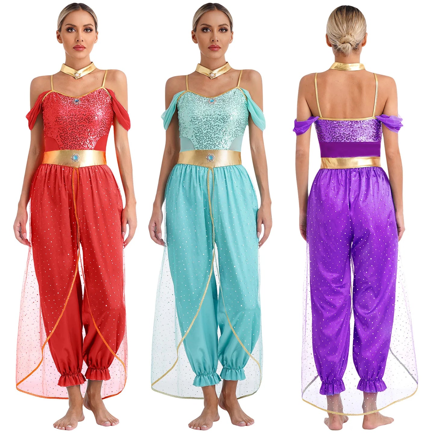 Princess Jasmine Halloween Costumes Indian Dance