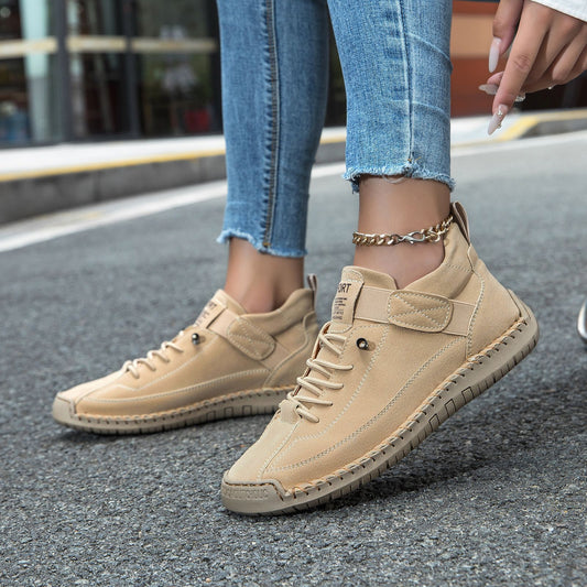 Leather Boots Casual Shoes Plus Size Spring And Summer - Bests Sale