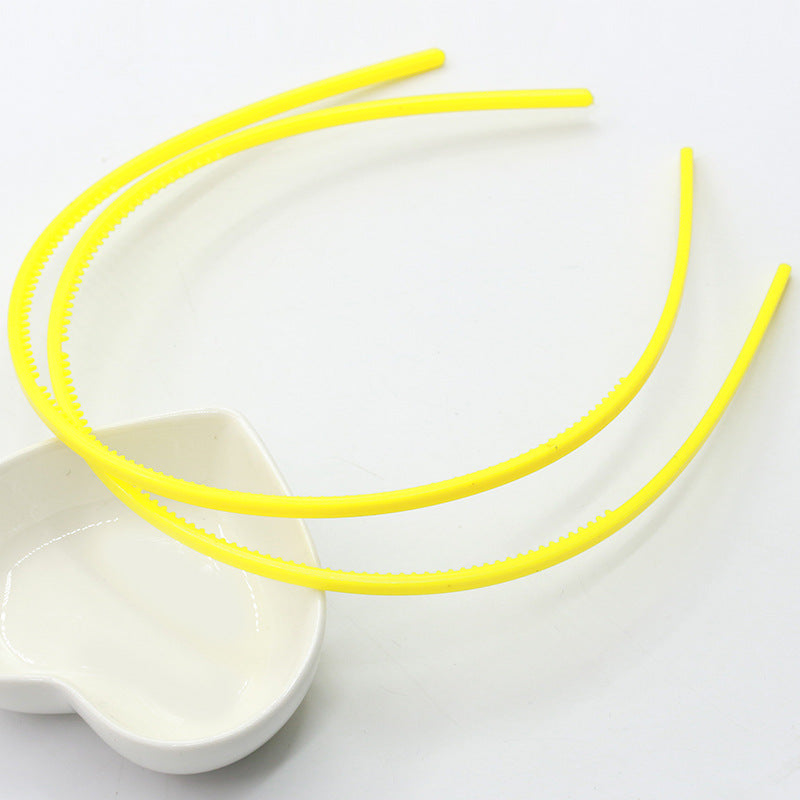 Fashion Candy Color Thin Hair Band  Plastic Acrylic Hairpin - Bests Sale