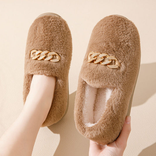 Fluffy Shoes Female All-matching Flat - Bests Sale