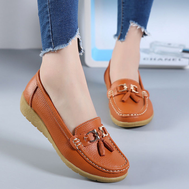 Oversized Flat Bottomed Casual Shoes - Bests Sale