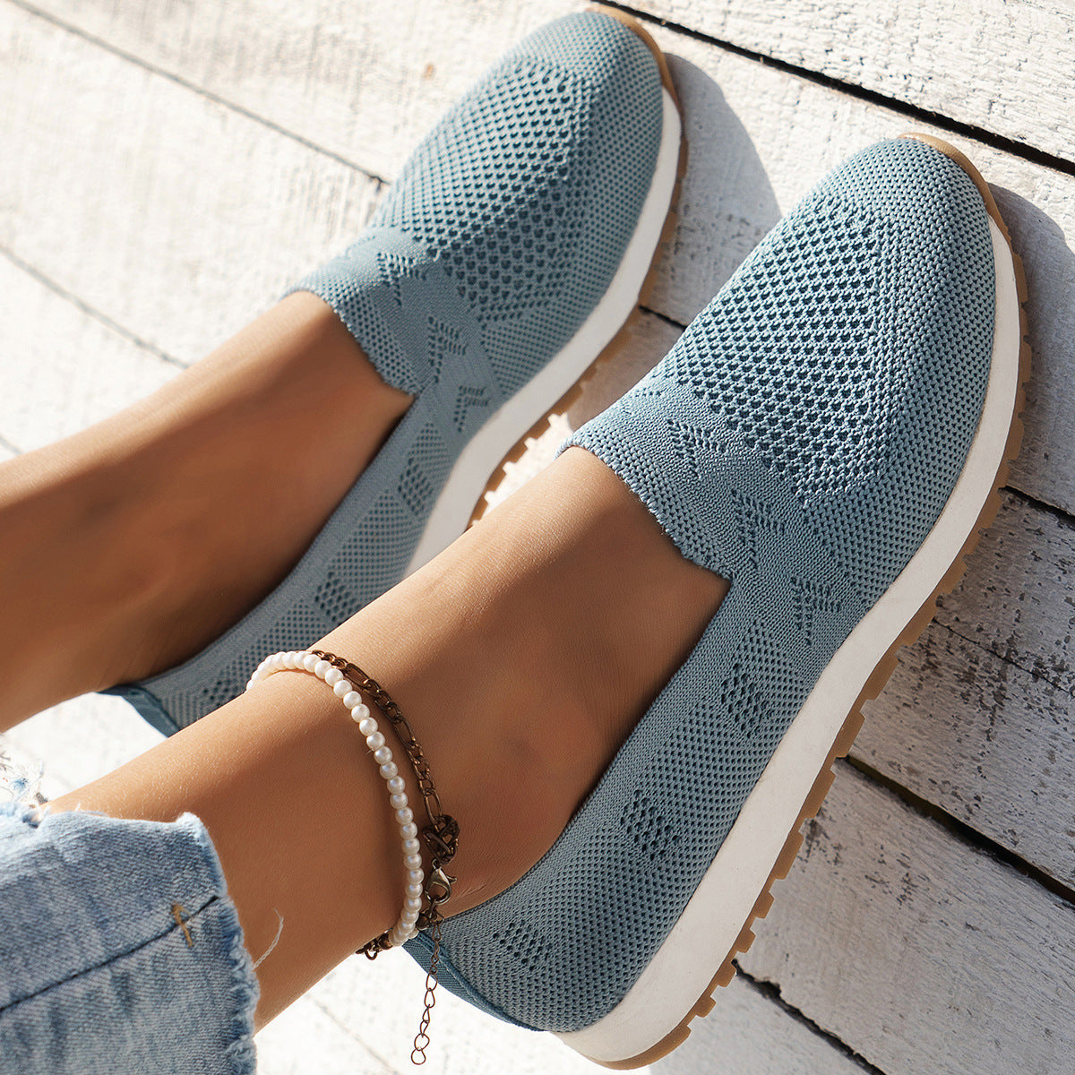 Women's Fashion Mesh Breathable Casual Pumps - Bests Sale