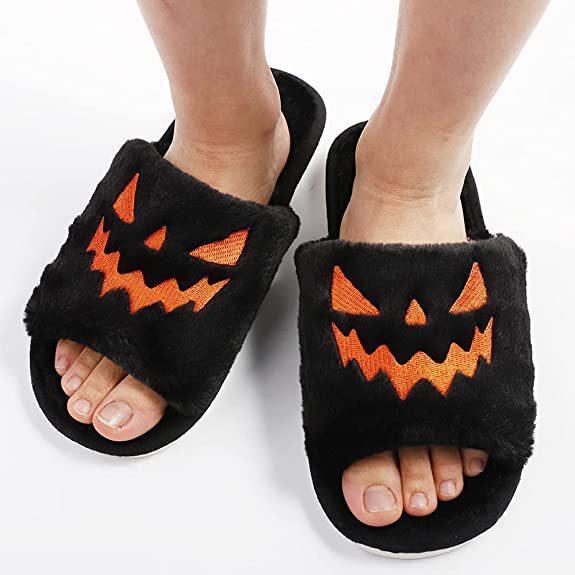 Halloween Shoes Winter Cute Warm Home Slippers Women Bests Sale