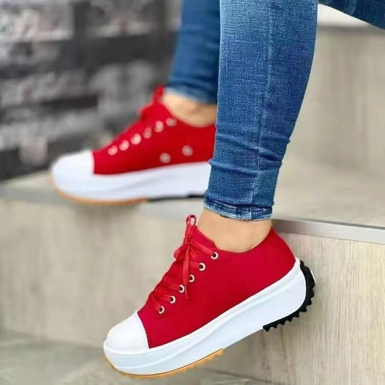 Women's Canvas High Top Casual Shoes - Bests Sale