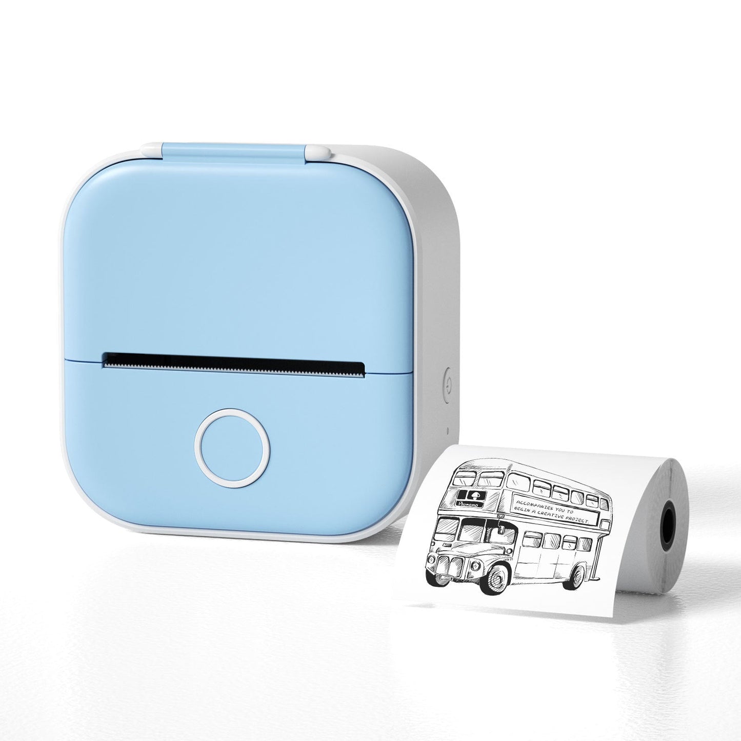 Portable Mini Thermal Label Printer Home Photo Printer Student Wrong Question Printer Bluetooth-compatible Mini Label Printer Price Tag Coffee Jasper