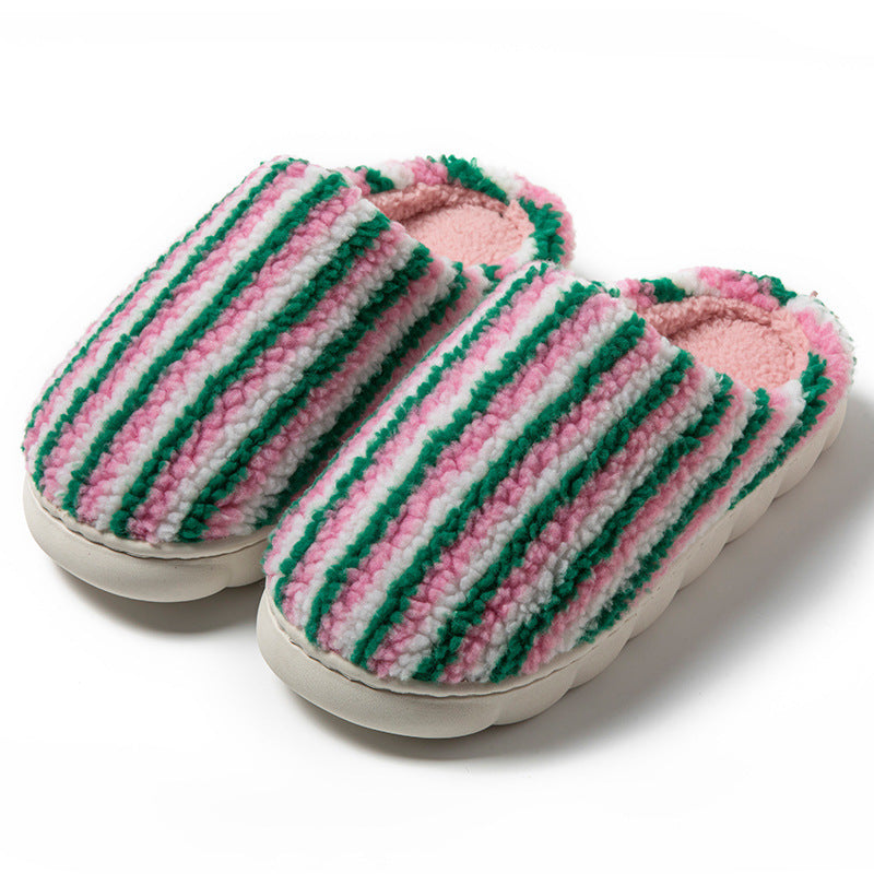 Cotton Slippers Non-slip Warm Platform Cotton Shoes - Bests Sale
