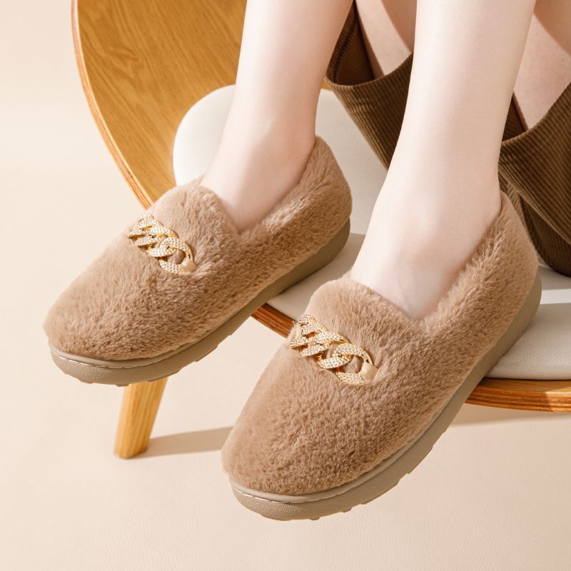Fluffy Shoes Female All-matching Flat - Bests Sale