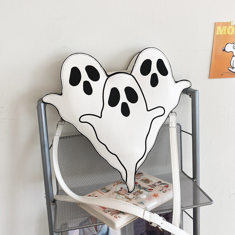 Halloween Bags Funny 3D Cartoon Ghost Cartoon Shoulder Bags Women Cute Cell Phone Purses Crossbody Bag Bests Sale