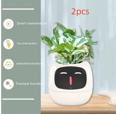 Smart Planter Endless Fun Over 49 Rich Expressions 7 Smart Sensors And AI Chips Make Raising Plants Easy And Fun Coffee Jasper