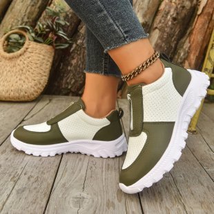 Women's Color Matching Casual Shoes Outdoor Sneakers - Bests Sale
